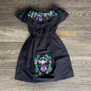 Embroidered Mexican Girls Dress/ Vestido Mexicano